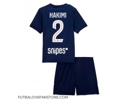 Paris Saint-Germain Achraf Hakimi #2 Domáci Detský futbalový dres 2025-26 Krátky Rukáv (+ trenírky)